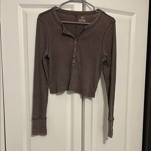 Aerie Vintage Cut Long Sleeve Tee